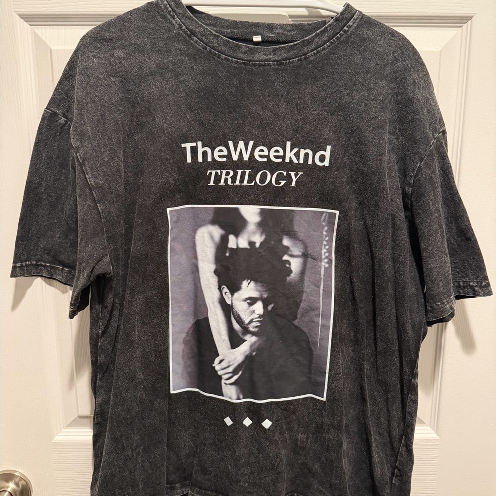 The Weeknd Trilogy Black Washed T-Shirt